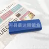 Estojo magnético de couro para óculos portátil no atacado, design simples, adequado para óculos de miopia e óculos de sol, anti-pressão, feito à mão, pode ser impresso com logotipo