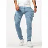 Marca Independente Verão 2026 Masculino Hip-Hop Slim Fit Versátil Jeans Estilo de Rua Americano Calças Casuais Apertadas Atacado
