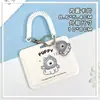 Porta-Cartão Horizontal Divertido de Filhote de Cachorro Cartão de Refeição Estudantil do Campus Cartão de Acesso Bolsa Capa Protetora para Cartão de Retirada de Criança Pequena e Idoso