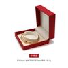 Joyero de papel de cuero en ángulo recto, joyero plegable, joyero para anillos, collares, pendientes, caja de almacenamiento para empaque de joyas