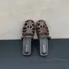 Meias Pantufas Fechadas Casuais Versáteis para Mulheres, Novidade Primavera/Verão 2026 Estilo Francês Sandálias Mule Vazadas