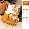 Recuerdos para Damas de Honor, Cestas de Mimbre para Bodas, Cajas de Regalo Prácticas de Alta Gama para el Grupo de Hermanas