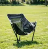 Silla plegable para exteriores para viajes en coche, silla de pesca transpirable con respaldo, silla de playa y camping ultraligera, silla luna para dibujar y pintar