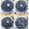 Cascalho Preto Natural, Pedras Pretas para Pátio, Pedras Cinza Escuro para Paisagismo de Jardim Estilo Japonês, Cascalho Preto para Pavimentação