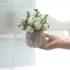 145 Flores de Simulação Flores Artificiais Decoração Sala de Estar Sala de Jantar Planta em Vaso de Simulação Decorações para Mesa de Escritório em Casa Pequenos Enfeites