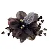 Gomilla de Organza con Gipsófila para Mujer, Cuerda para el Cabello de Alta Gama, Moño, Tocado de Flor, Elegante, Moderno y Sencillo