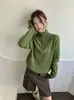 [Estilo Vintage Old Money] Suéter de Punto Trenzado 100% Lana con Media Cremallera y Manga Larga para Mujer, Prendas de Punto Versátiles Otoño/Invierno 2026