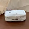 Nova bolsa de maquiagem com tema de filhote, bolsa de armazenamento de cosméticos portátil para viagem, zíper multifuncional, alto valor estético