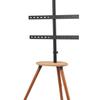 Soporte para TV de 45-65 pulgadas Soporte de arte para TV Soporte móvil de piso Soporte de TV de corcho