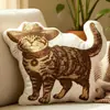 2026 Nueva Almohada Rellena de Plumas con Forma Irregular Transfronteriza Europea y Americana con Patrón de Impresión Digital, Almohada Casera Casual y Cómoda