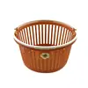 Cesta Mini Portátil, Cesta Pequena para Banho, Cesta de Armazenamento para Banheiro, Porta-Canetas de Plástico, Cesta de Frutas, Morango Azul