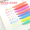 Nuevo Resaltador de Color Estrella Transfronterizo Bolígrafo Marcador Clave Colorido de Alto Valor Protección Ocular para Cuaderno de Estudiante Resaltador Colorido