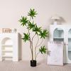 Simulação Lírio Bambu Vaso De Alta Qualidade Luz Luxo Interior Sala De Estar Planta Verde Falsa Grande Piso Decorativo Árvore Falsa Enfeites Em Vaso