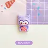 Dibujos Animados Brillantes Sanrio Animalitos Pequeños DIY Pegamento de Crema Casero Funda para Teléfono Móvil Hebilla de Zapato Pasador Joyería de Resina Accesorios