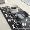 Atacado Transfronteiriço Temu Tapete de Chão para Gato e Cachorro Comer Alimentação à Prova de Salpicos Lama de Diatomáceas Absorvente de Água Secagem Rápida Tapete Doméstico Casa