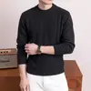 Comercio exterior dropshipping transfronterizo otoño e invierno 2026 suéter grueso de punto con cuello redondo ajuste casual holgado popular versátil tejido para hombre