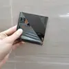 Acero Inoxidable 304 Titanio Negro Cepillado Oro Gris Acero Grano Aleatorio Arenado Superficie Espejada Resistente a Huellas Dactilares Negro Mate Gris Gunmetal Placa Fija,