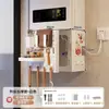 Cubierta para calentador de agua con apertura, decoración de tubería de gas, estante de tablero perforado para cocina, panel de ocultación de gas natural