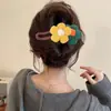 Presilha de Garra de Abalone Exquisita de Alta Qualidade para Mulheres, Grampo para Parte de Trás da Cabeça com Parte de Trás Plana, Confortável de Usar, Presilha para Cabelo Liso, Acessório de Cabelo Versátil