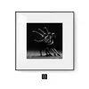 Fotografía en blanco y negro combinación pintura decorativa arte de nicho modelo de habitación dormitorio famoso estudio cafetería oficina mural