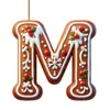 Pendente de Natal Acrílico Plano Desenho Animado Letras Novo Estilo Transfronteiriço