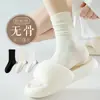 Meias respiráveis para as quatro estações meias felpudas infantis meias sem costura meias femininas para primavera e outono meias cano alto desodorantes absorção de suor atacado