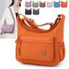 Bolsa de ombro transversal feminina de nylon para viagem, primavera e verão, leve, à prova d'água, com vários compartimentos, para comércio exterior