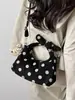 Bolso único de lunares para mujer, nuevo estilo coreano 2026, versátil y elegante, adecuado para ir al trabajo y viajar, bolso de hombro y cruzado, estilo coreano