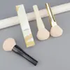 Nuevo Pincel de Maquillaje Redondo Grande para Polvos con Caja de Color Pincel para Rubor Pincel Fijador Multifuncional