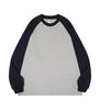 Suéter de tricô de algodão puro estilo Hong Kong masculino e feminino primavera e outono retrô americano simples de gola redonda com mangas compridas