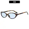 Moda Europea y Americana Versátil Estilo Callejero Gafas de Sol Ovaladas Retro Mismo Estilo Ins Protección Solar para Exteriores Tendencia Gafas de Sol Transfronterizas para Mujer