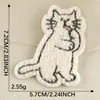 Venda Direta de Fábrica Bordado de Toalha Autoadesivo Gatinho Cartoon DIY Patch Bordado para Copo de Água Capa de Celular Sapato Chapéu Bolsa