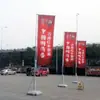 Mástil de Bandera Rellenable con Agua para Publicidad Soporte Telescópico para Exteriores Tela de Bandera 3 metros 5 metros Mástil para Exhibición de Banderas Soportes de Bandera de Color Promocional para Carretera