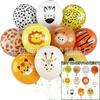 Conjunto de Balões Transfronteiriços Balão Colorido para Decoração de Festa de Aniversário Infantil Balão de Desenho Animado Impresso Conjunto Combinado Atacado