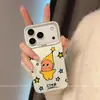 Adequado para Capa de Celular Iphone17Promax Desenho Animado Fofo Maçã 16Plus Novo Modelo 15 Bordado Espalhado Estrela Pessoas