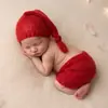 Ropa de estilo elfo tejida a mano con mohair para fotografía infantil, de punto para fotos de bebé, nueva, transfronteriza