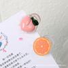 Versión coreana de la pinza para el cabello de frutas de dibujos animados para niños, pequeña pinza para el cabello que no daña, linda pinza para el cabello de niña, pinza para el cabello de bebé