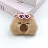 Muñeco Capibara de Peluche Lindo Colgante Llavero de Capibara Regalo de Acompañamiento Broche Colgante Muñeco Accesorios Accesorios