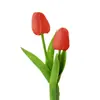 Adornos para Coche de Celebridad de Internet para Chicas, Portavasos, Modelo de Flor de Tulipán Simulada, Decoración Interior para Coche modelo3Y