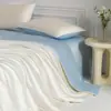 Colcha de Seda Gelada de Verão, Colcha de Ar Condicionado, Lavável à Máquina, Novo Modelo 2026 Colcha de Verão, Colcha de Dormitório, Roupa de Cama, Cor Sólida
