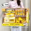 Juguetes de Casa de Juego para Niños Educativos Cocina Artificial Juguetes de Cocina Set de Vajilla para Niñas Caja de Regalo Grande Regalo Institucional