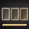 Espejo de Baño Cuadrado de Aluminio Vertical con Sensor Antivaho y Luz, Sensor Inteligente Tmall Genie