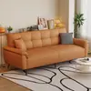 Apartamento de sala de estar moderno minimalista tamaño pequeño sofá de tela modelo nuevo 2026 sofá cama de tela resistente a arañazos de gato sofá para casa de alquiler