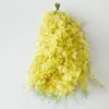Guirnalda de Flores de Glicina para Decoración de Boda, Flores Artificiales para Exteriores, Guirnalda de Flores de Glicina Simuladas para Montaje de Fondo de Fotografía, Flores Artificiales de Glicina