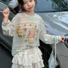 Ropa de Protección Solar para Niñas, Camiseta de Manga Larga Transpirable y Ligera, Rayada, Nuevo Conjunto Casual de Verano 2026 para Aire Acondicionado