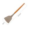 Juego de utensilios de cocina de silicona con mango de madera, espátula de silicona antiadherente, cuchara, colador de silicona, juego de 4 utensilios de cocina