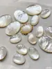 Acessórios de Joalheria Concha Não Porosa Concha Borboleta Borboleta Branca Oval Anel DIY Superfície Anel Profundo Mar Profundo Outras Pérolas