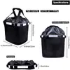 Cesta de Bicicleta para Mascotas de Liberación Rápida Cesta Delantera Cesta para Bicicleta de Montaña Aleación de Aluminio Plegable Espesada Cesta de Lona Cesta