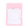 Saco Plástico Pet Ziplock Cor Pura Filme Brilhante Saco Autoadesivo para Cabo de Dados Fone de Ouvido Saco de Embalagem Selada para Intimidades