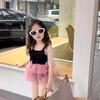 Maiô Infantil Verão 2023 Maiô de Fonte Termal Laço Fofo Estilo Ocidental Estilo Princesa Maiô Peça Única Moda Verão